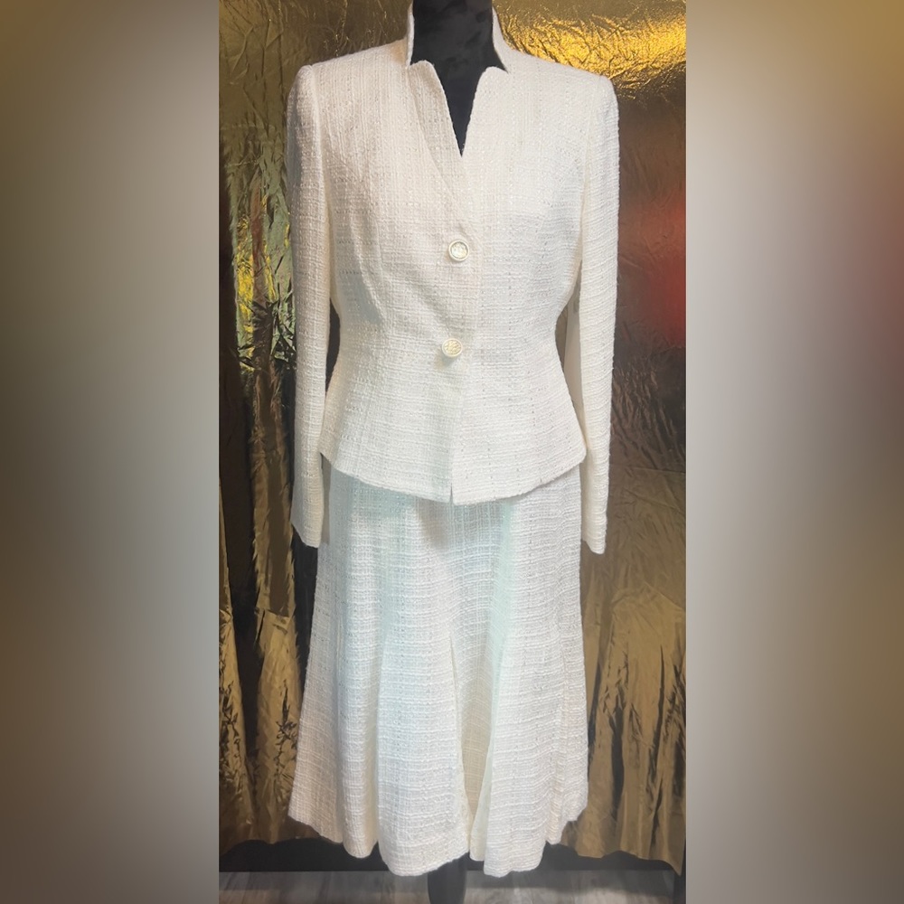 Ashro NWT Gorgeous White Dress🤍❗️❗️❗️Size 10 white dress with Matching Jacket